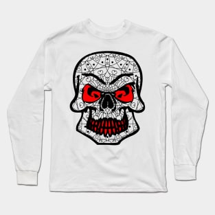 Skull Classic Pattern Long Sleeve T-Shirt